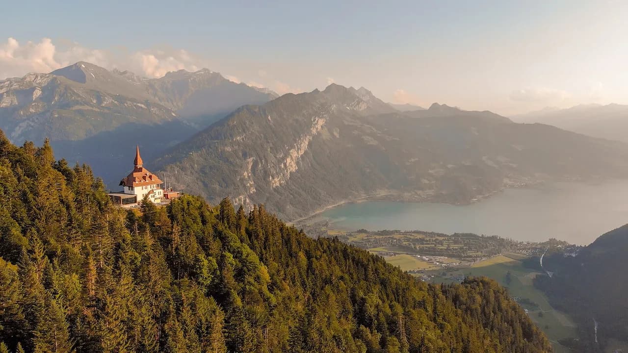 Harder Kulm Hike from Interlaken: Route, Time and Ascent