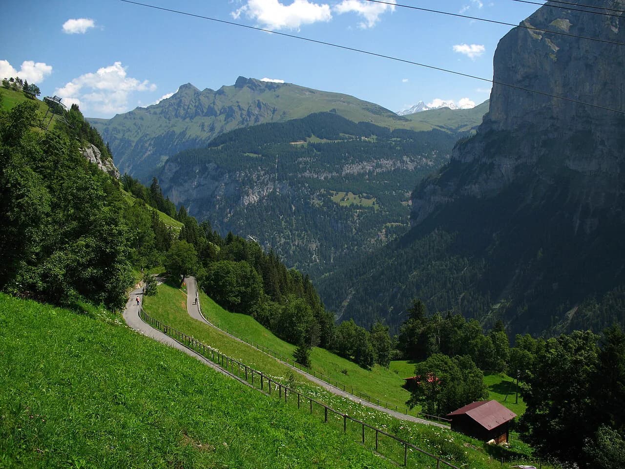 Mürren to Gimmelwald Hike: Distance, Time and Route