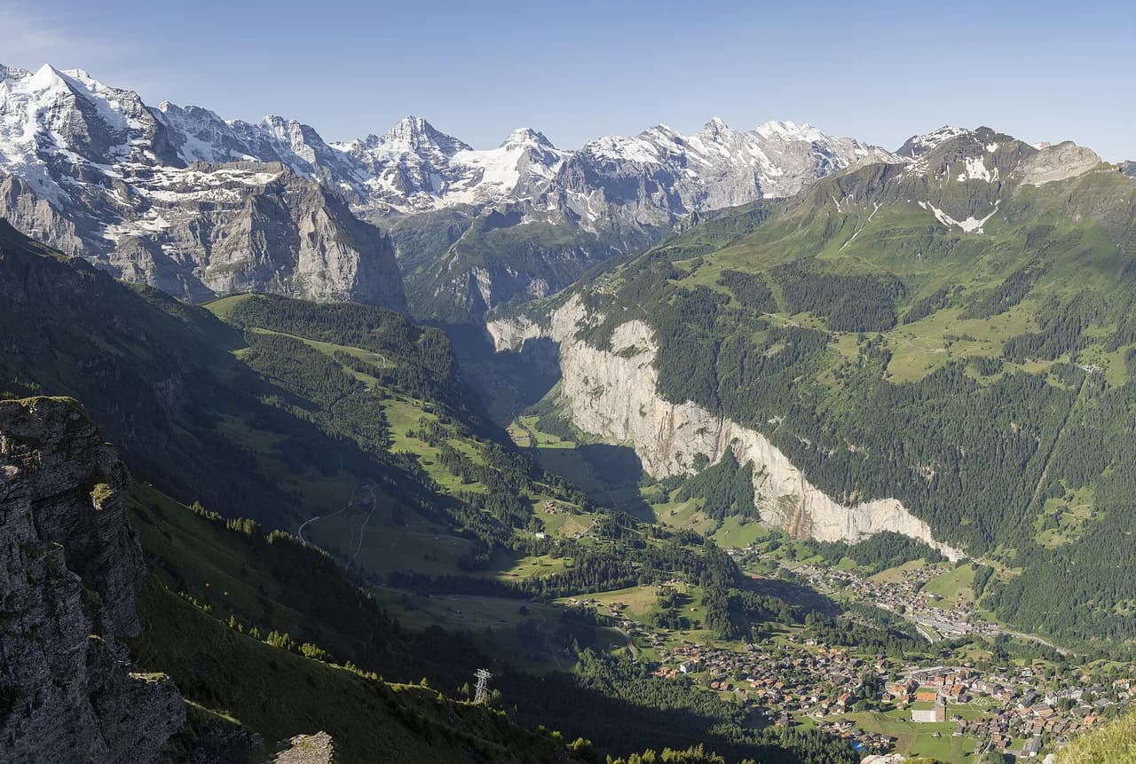 North Face Trail Mürren: Route and Lauterbrunnen Access