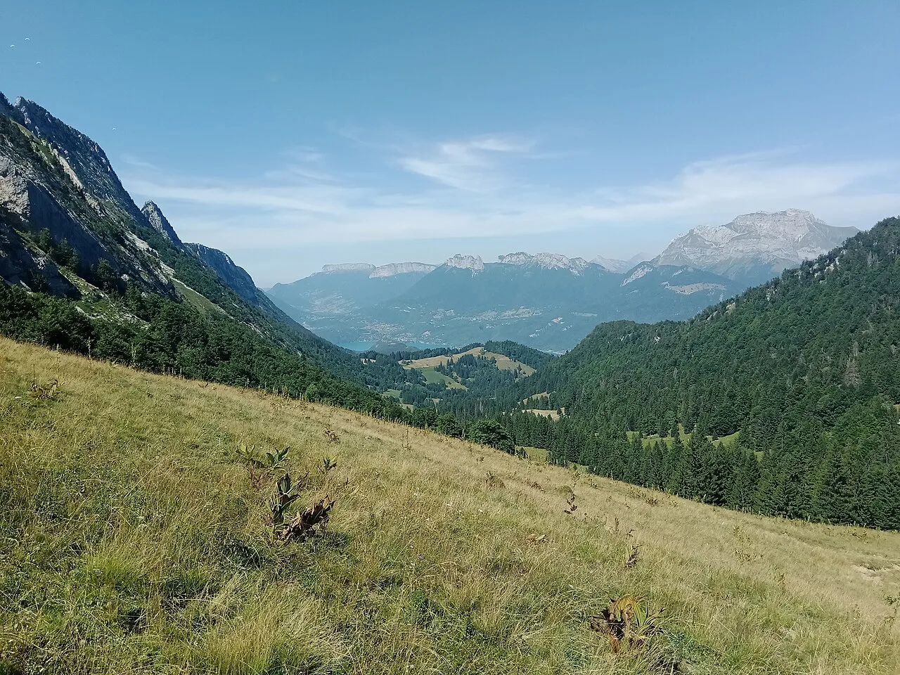 Lac d'Annecy from col de la Frasse, Annecy