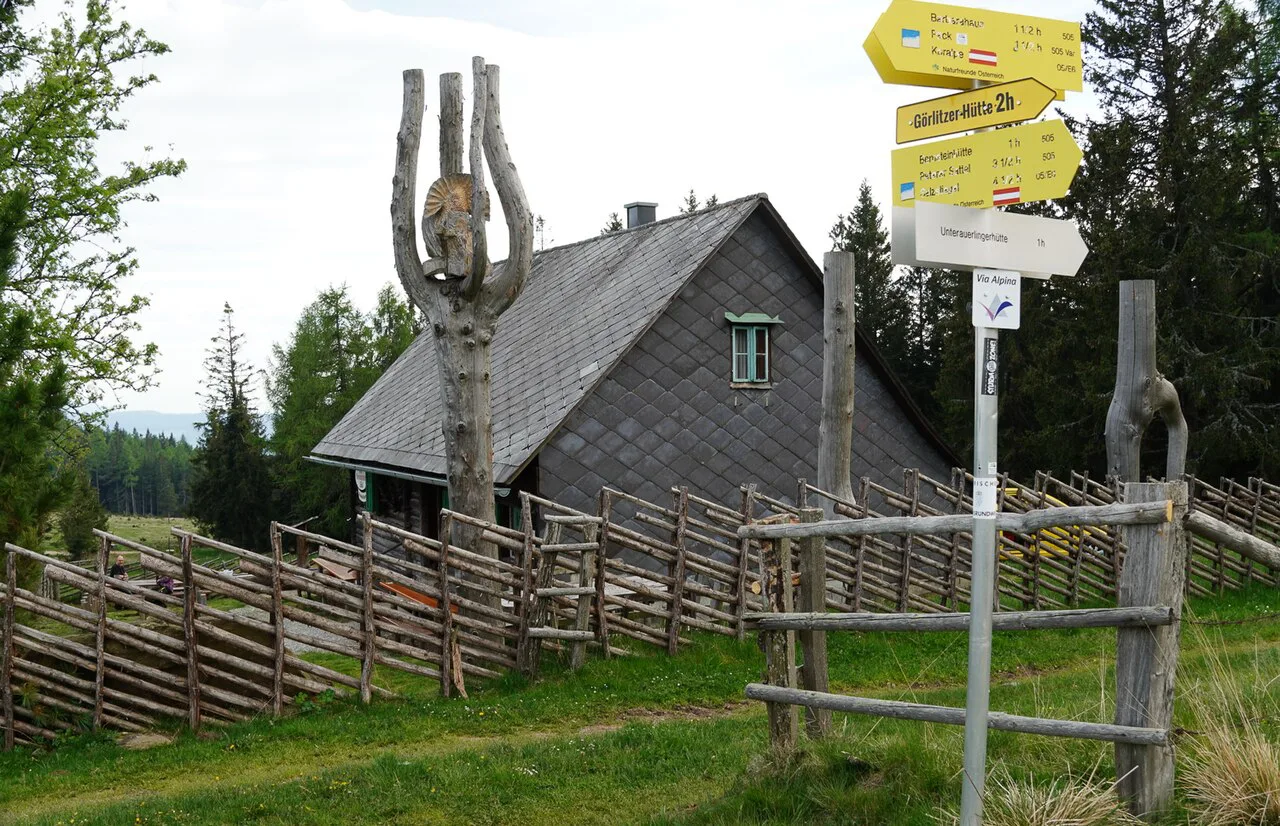 Knödelhütte 01, Oberauerling, Lavanttal, Kärnten, Austria
