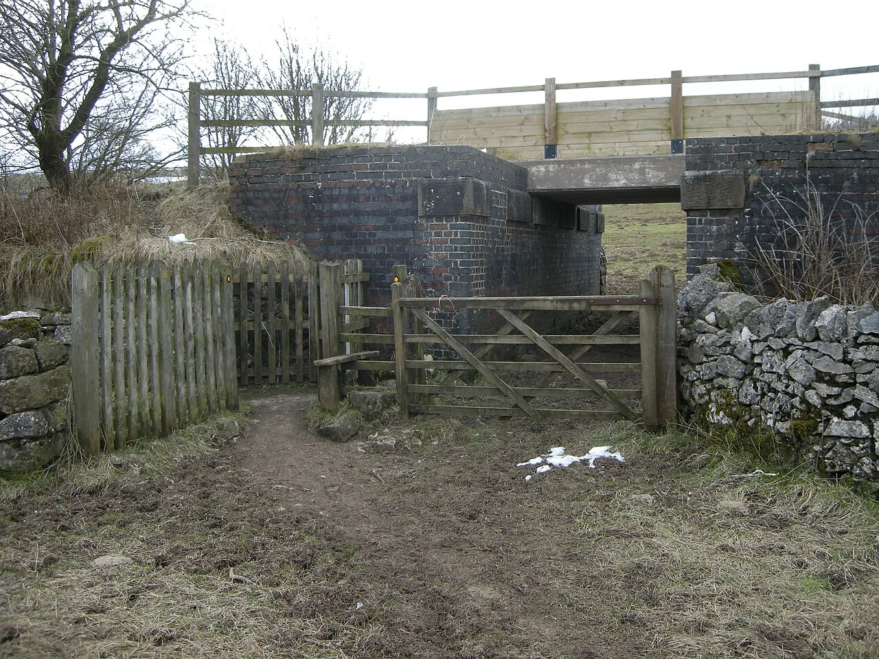 High Peak Trail Bridge - geograph.org.uk, Peak District