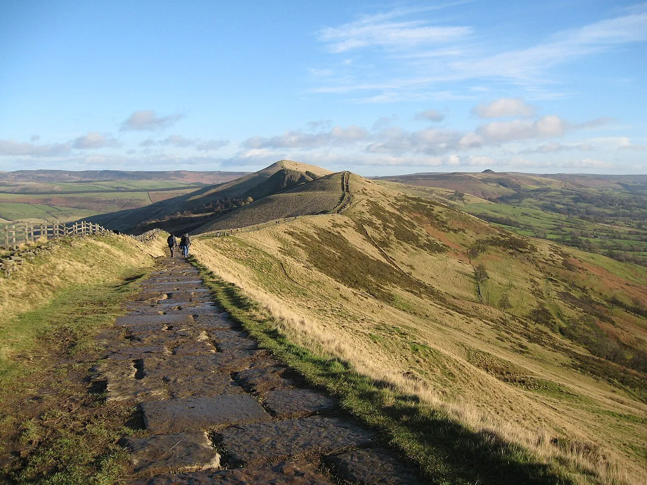 Ridge path of the Peak - Derbyshire - geograph.org.uk, Peak District