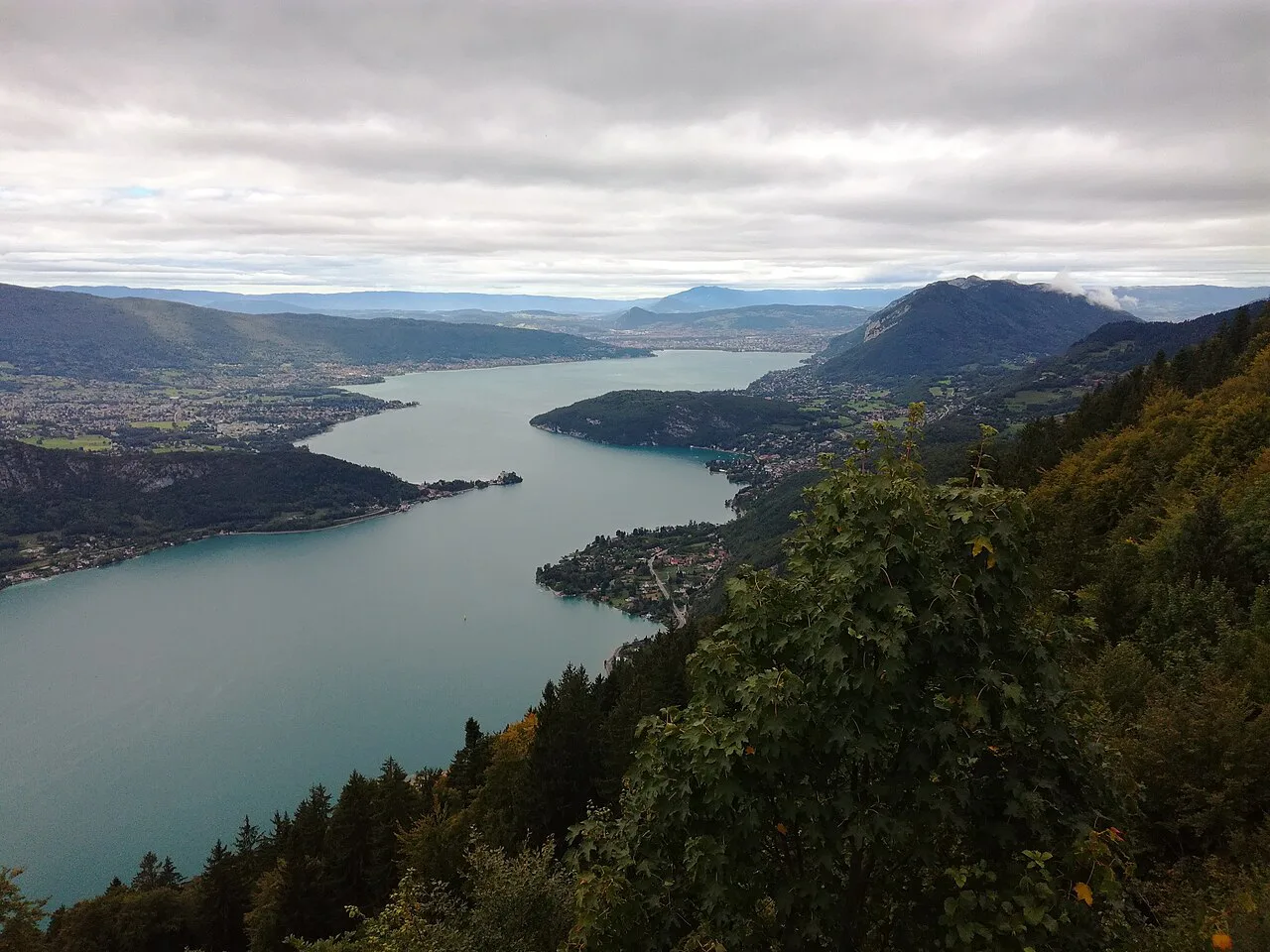 Lac d'Annecy from Col de la Forclaz, Annecy