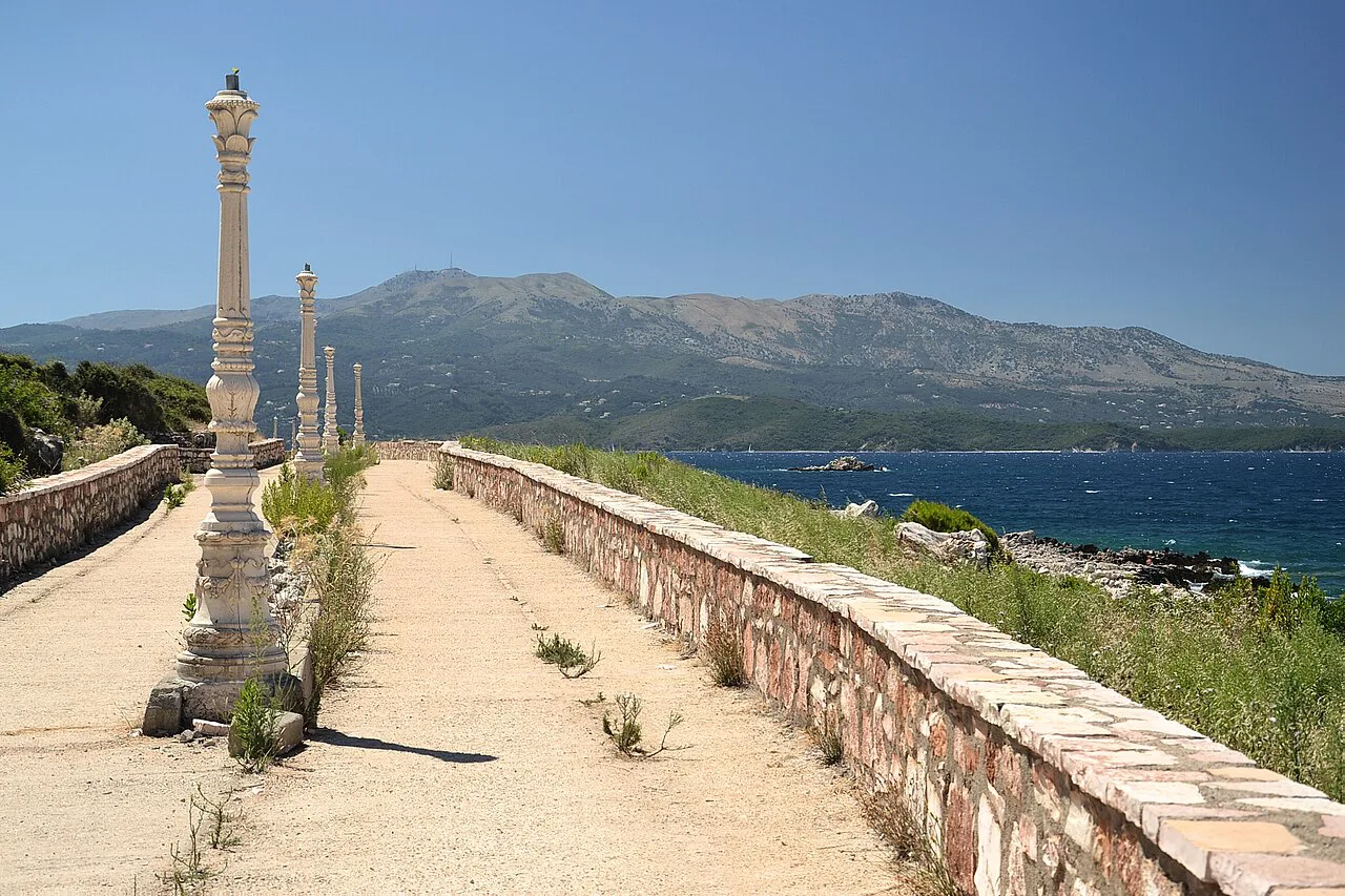 Ksamil - promenade, Corfu