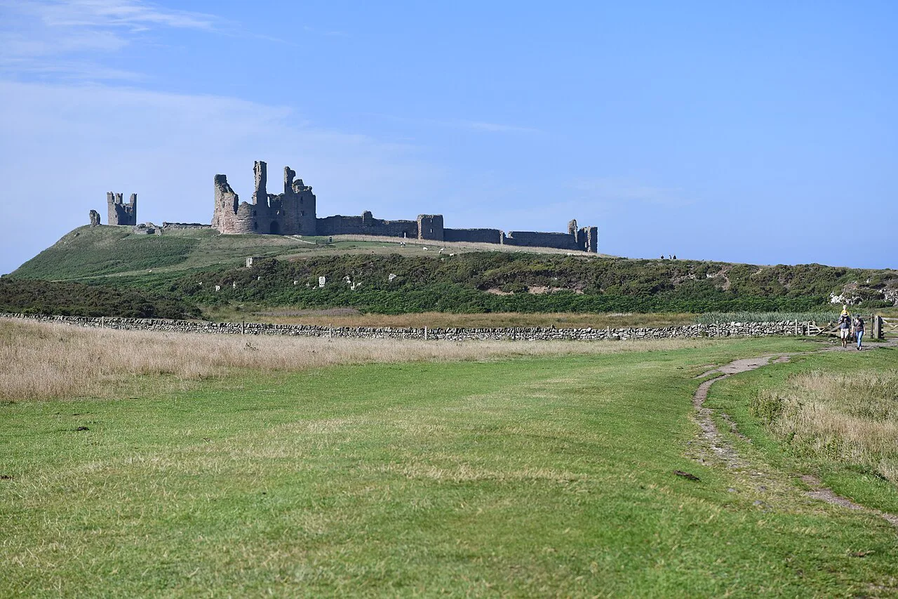 Craster, the walk to Dunstanburgh Castle, The castle - geograph.org.uk, Northumberland