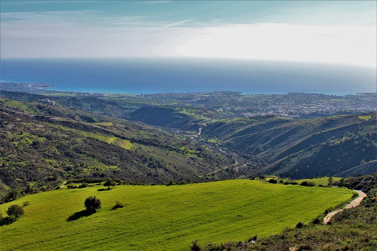 Spring Panorama In Cyprus