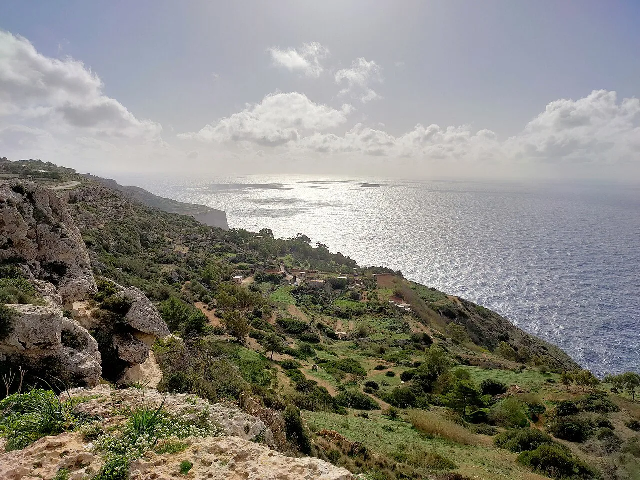 View of Dingli Cliffs, Malta