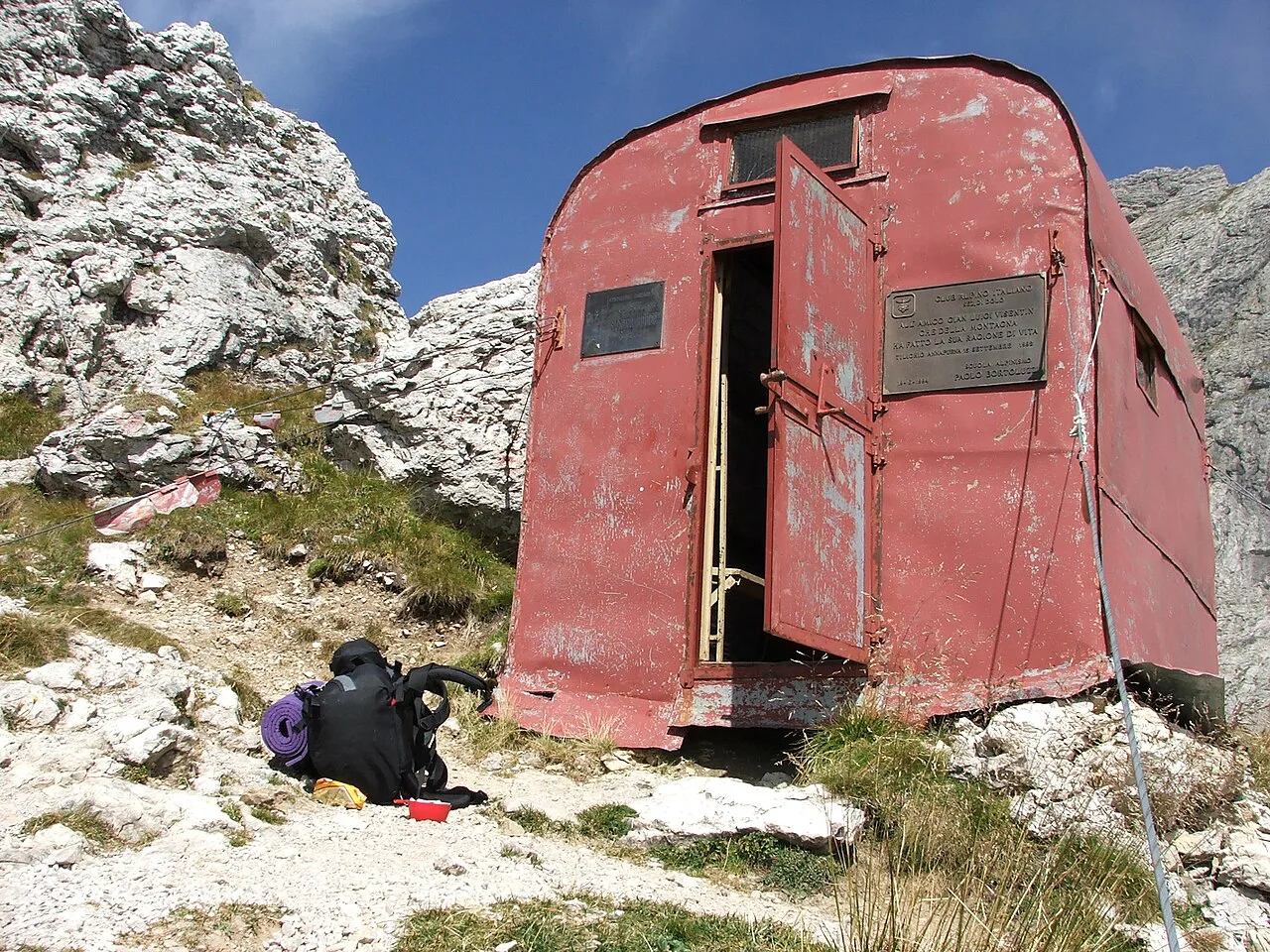 Bivacco Marmol, Dolomites