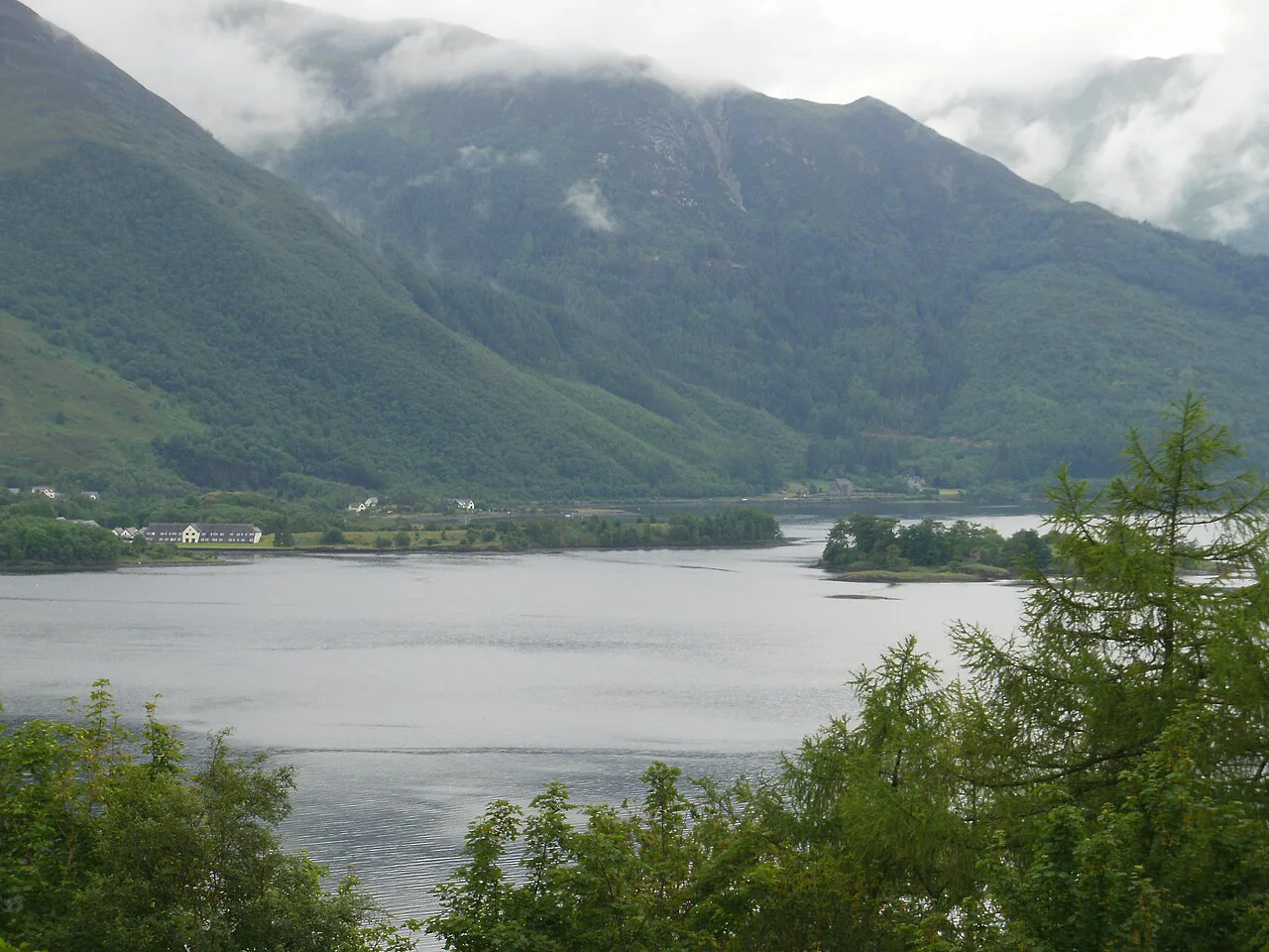 Loch Leven from the woods of the Glencoe Lochan - geograph.org.uk