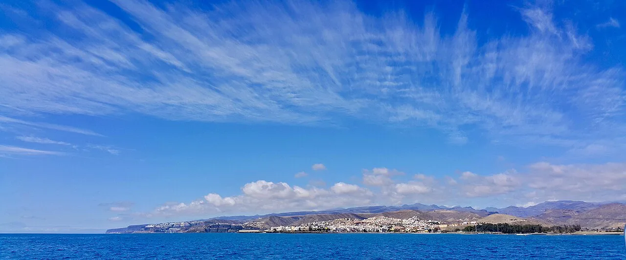 Gran Canaria panorama from sea