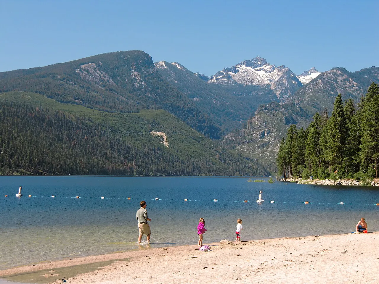 Lake Como beach