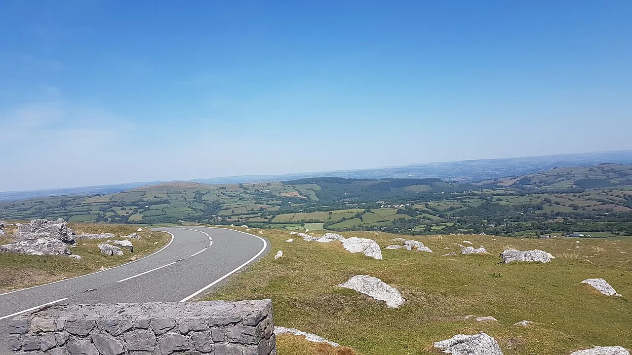 Road in Brecon Beacons