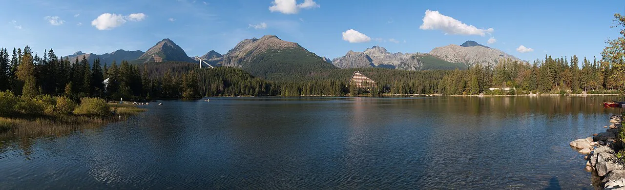Strbske pleso panorama, High Tatras