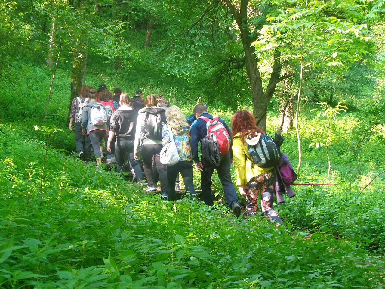 The hiking group, Europe
