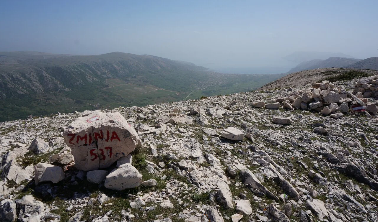 Mt. Zminja m) auf der Insel Krk, Kroatien, Europe