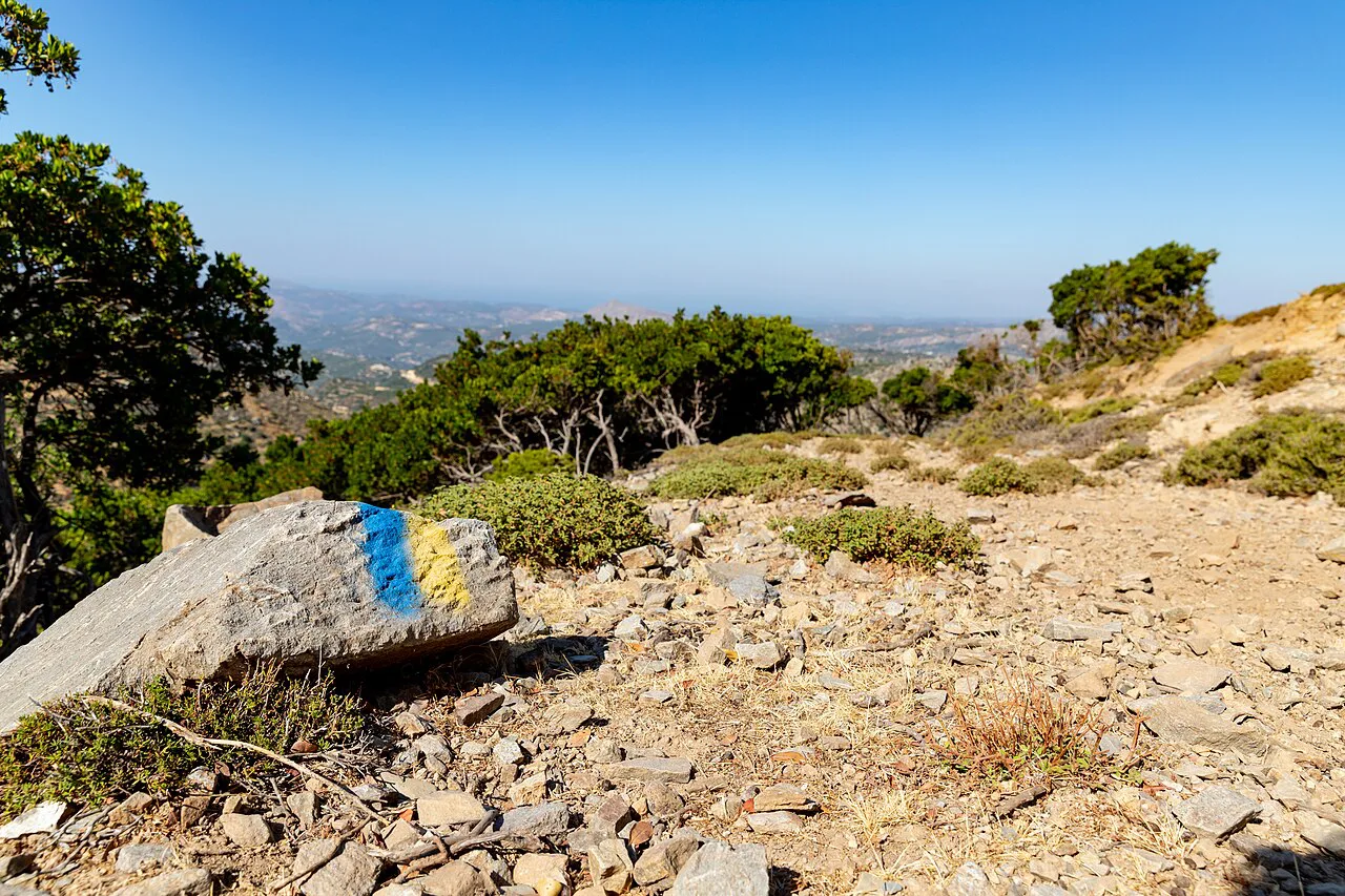 Hiking area on Crete, Greece