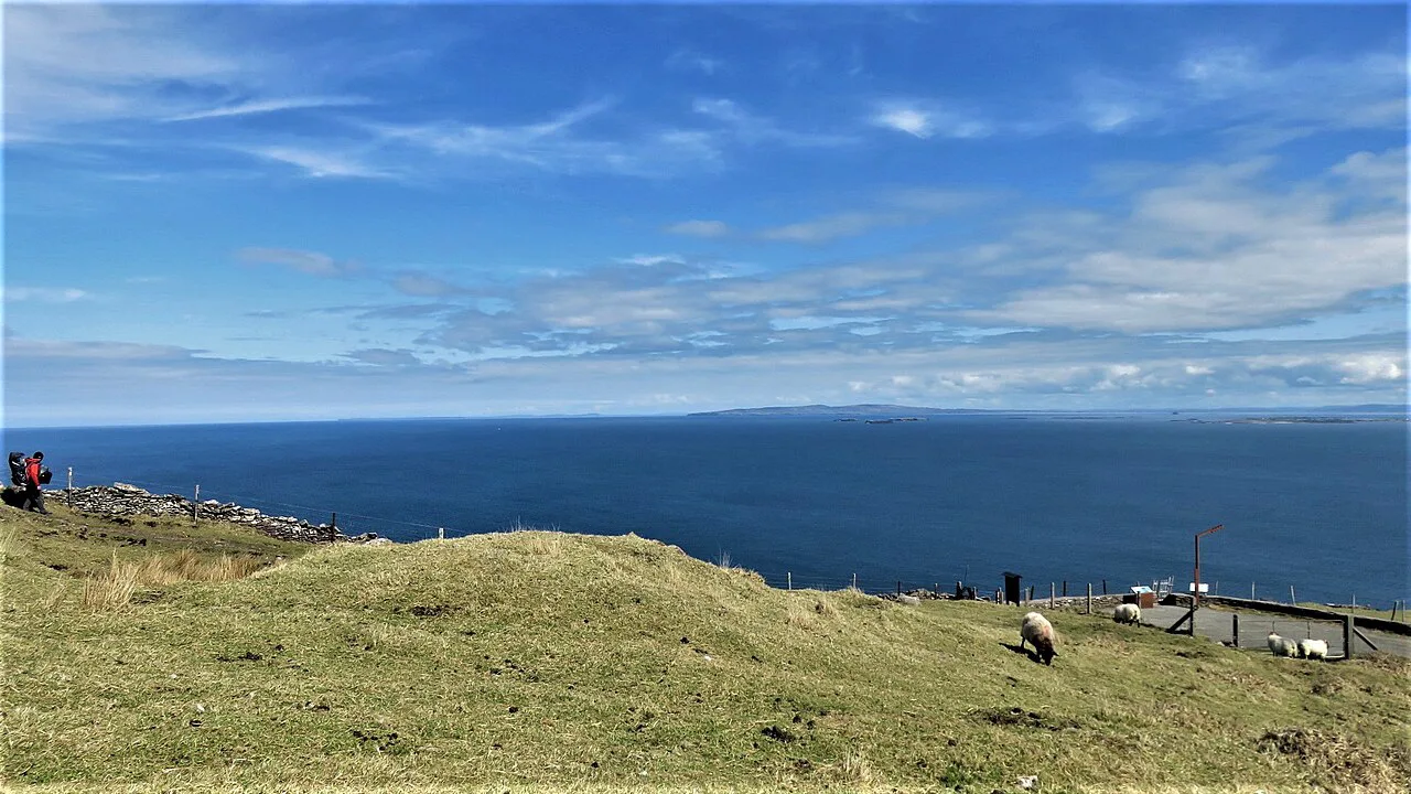 Hiker- , Dingle Peninsula, Co. Kerry, Ireland