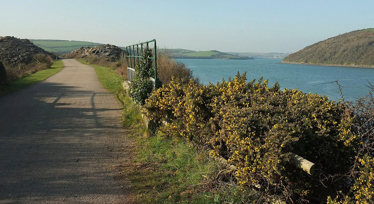 Camel Trail at Camel Quarry - geograph.org.uk, Cornwall