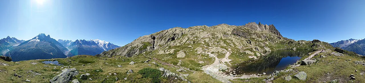 Lac De Cheserys panorama, Chamonix