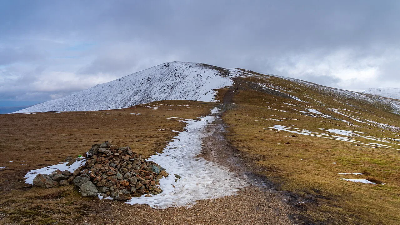 Late Winter on the Ridge to Helvellyn Summit, Lake District – March