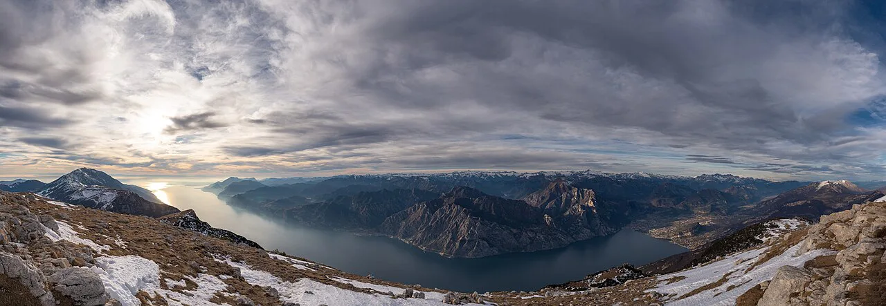 Lake Garda - Brentonico, Trento, Italy - January