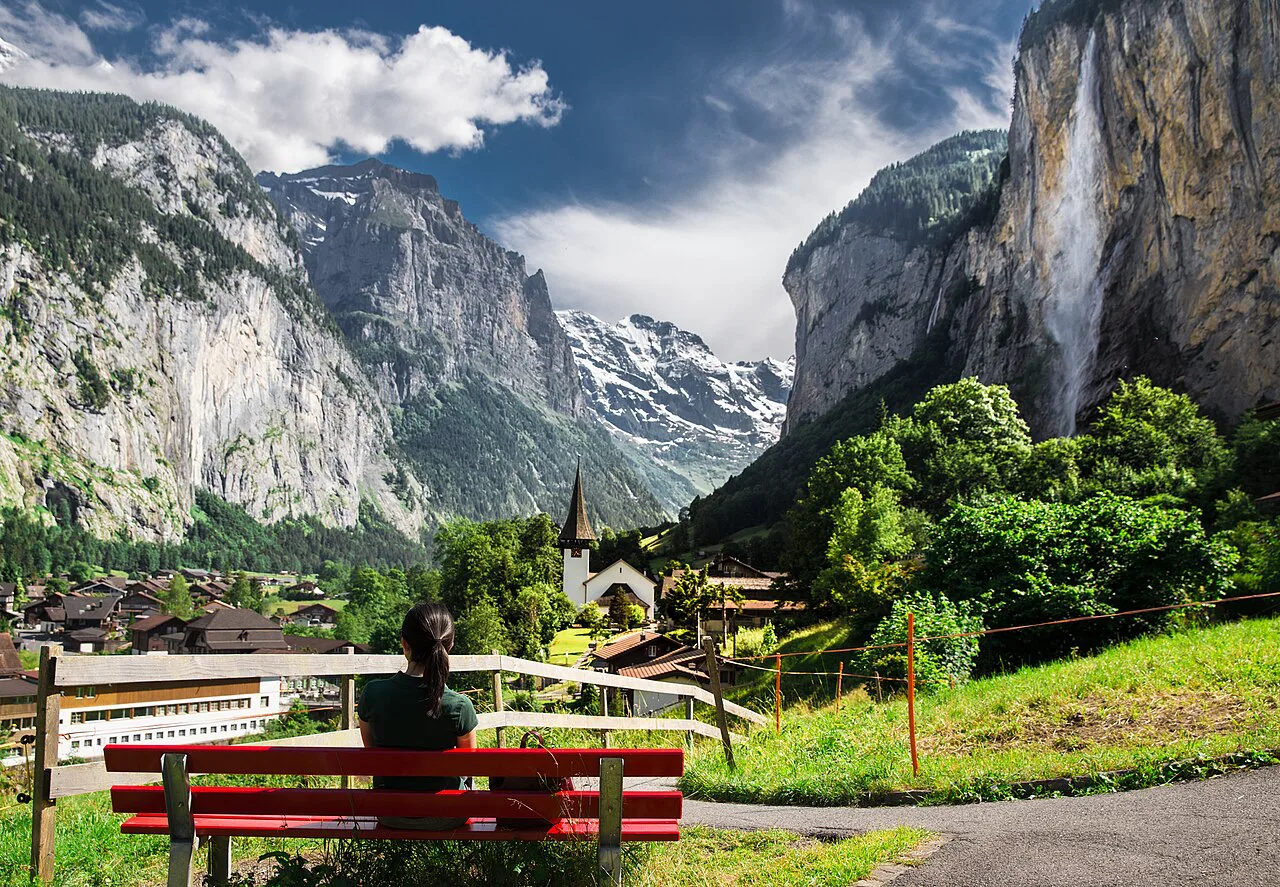 Lauterbrunnen view