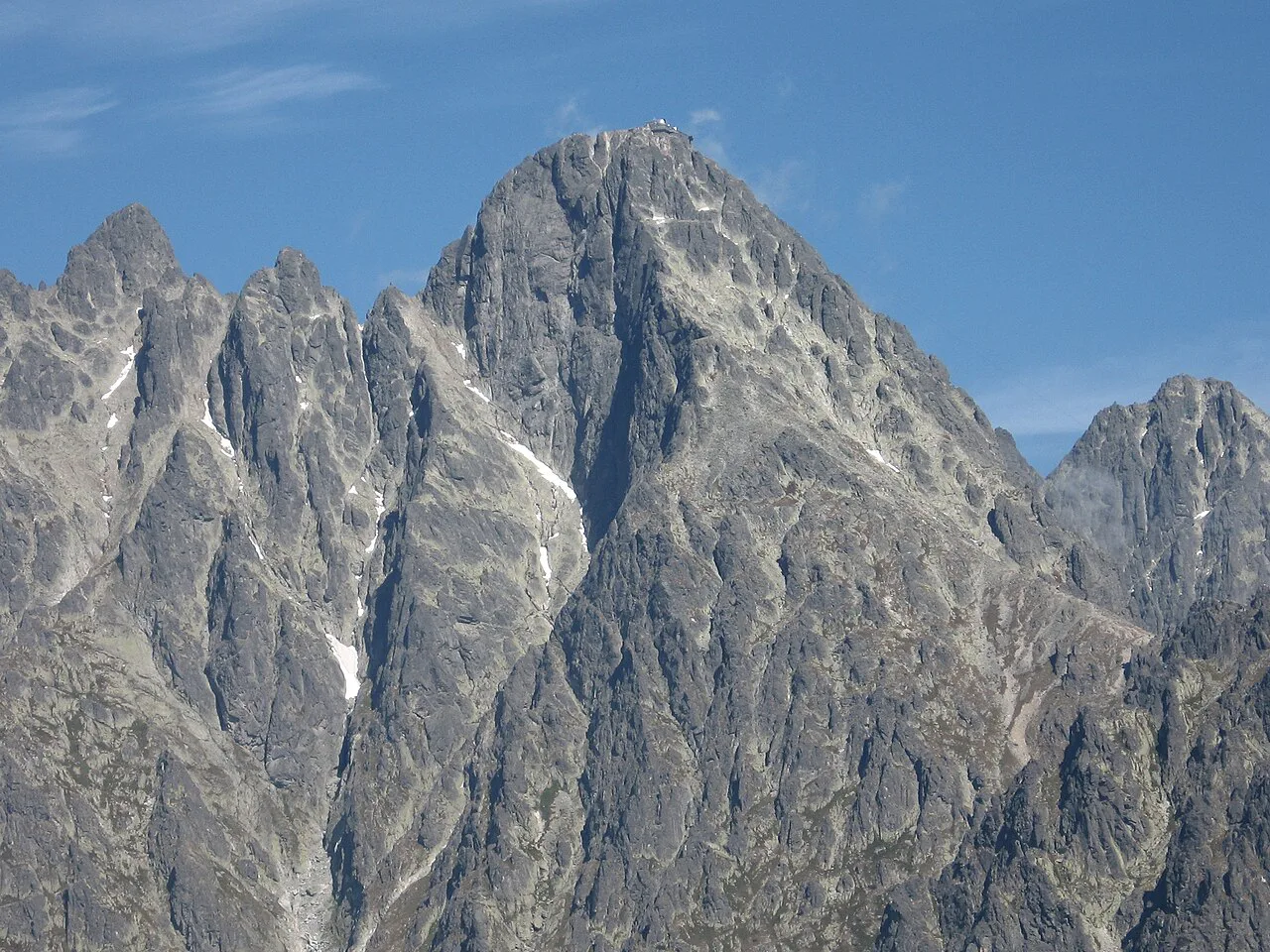Lomnicky stit from Slavkovsky stit, High Tatras