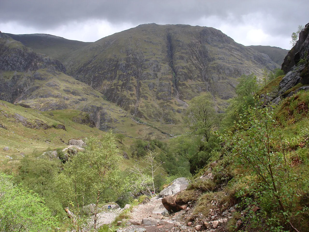 Lost Valley path, Glencoe - geograph.org.uk
