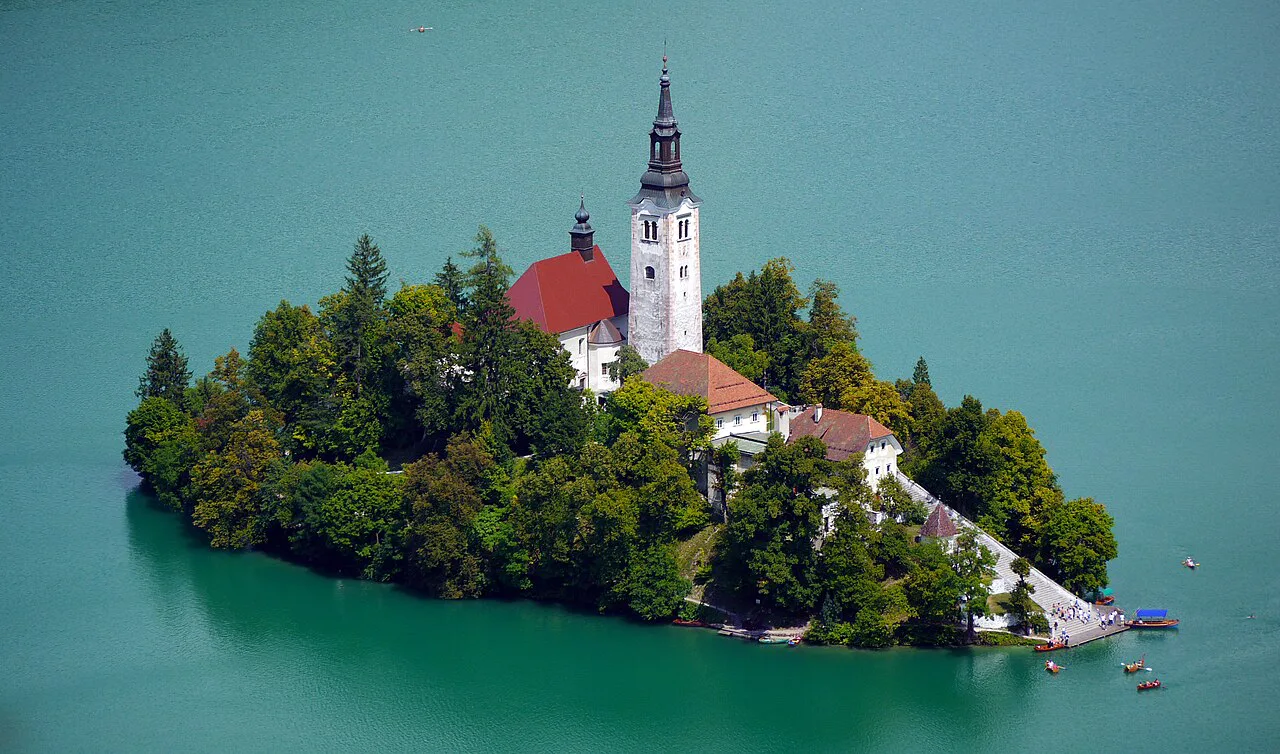 Church of the Assumption, Slovenia, Lake Bled