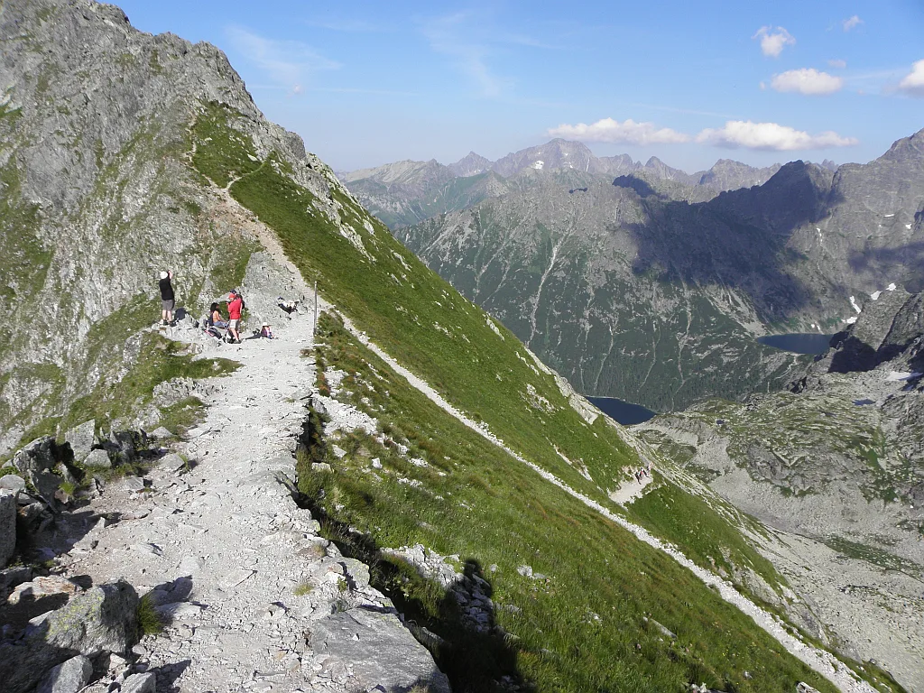 Widok ze Szpiglasowej Przełęczy, Tatra Mountains