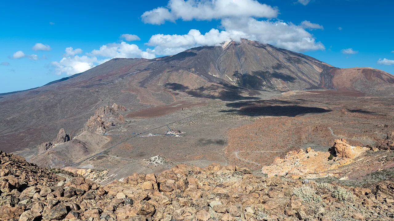El Teide seen from Mount Guajara, Tenerife, Spain