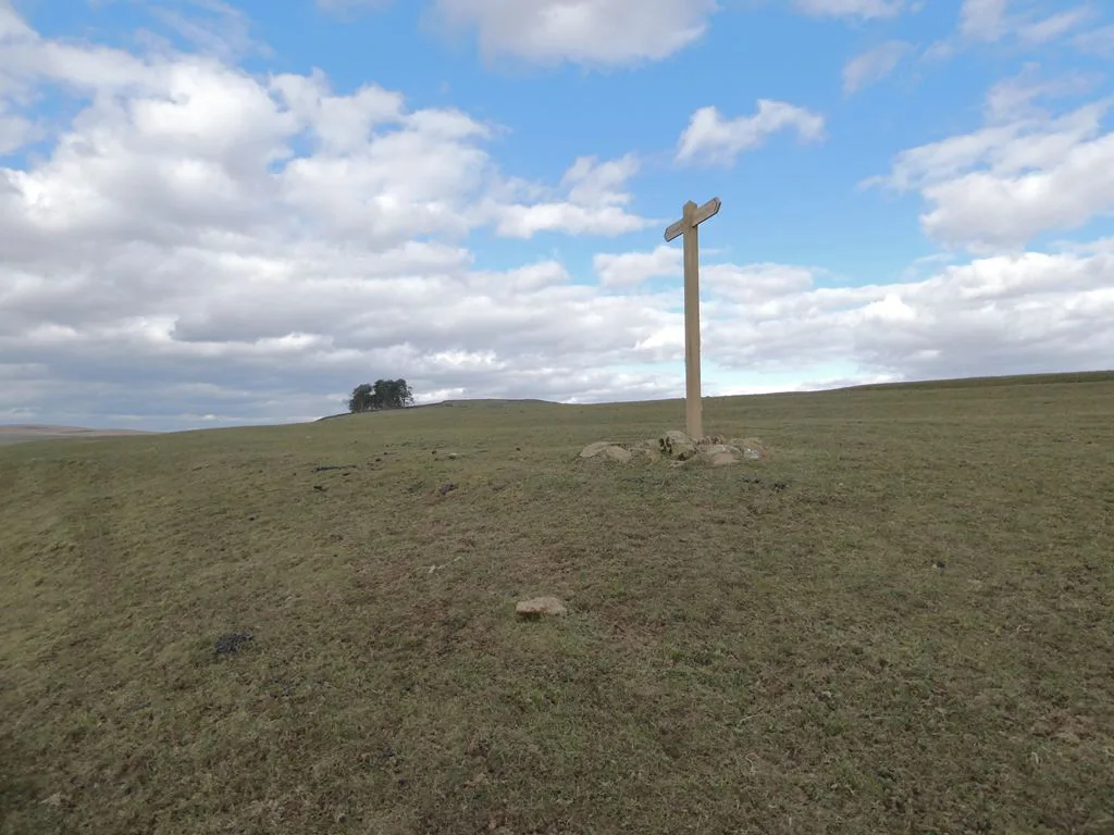 Waymarker on the Pennine Way - geograph.org.uk, Northumberland