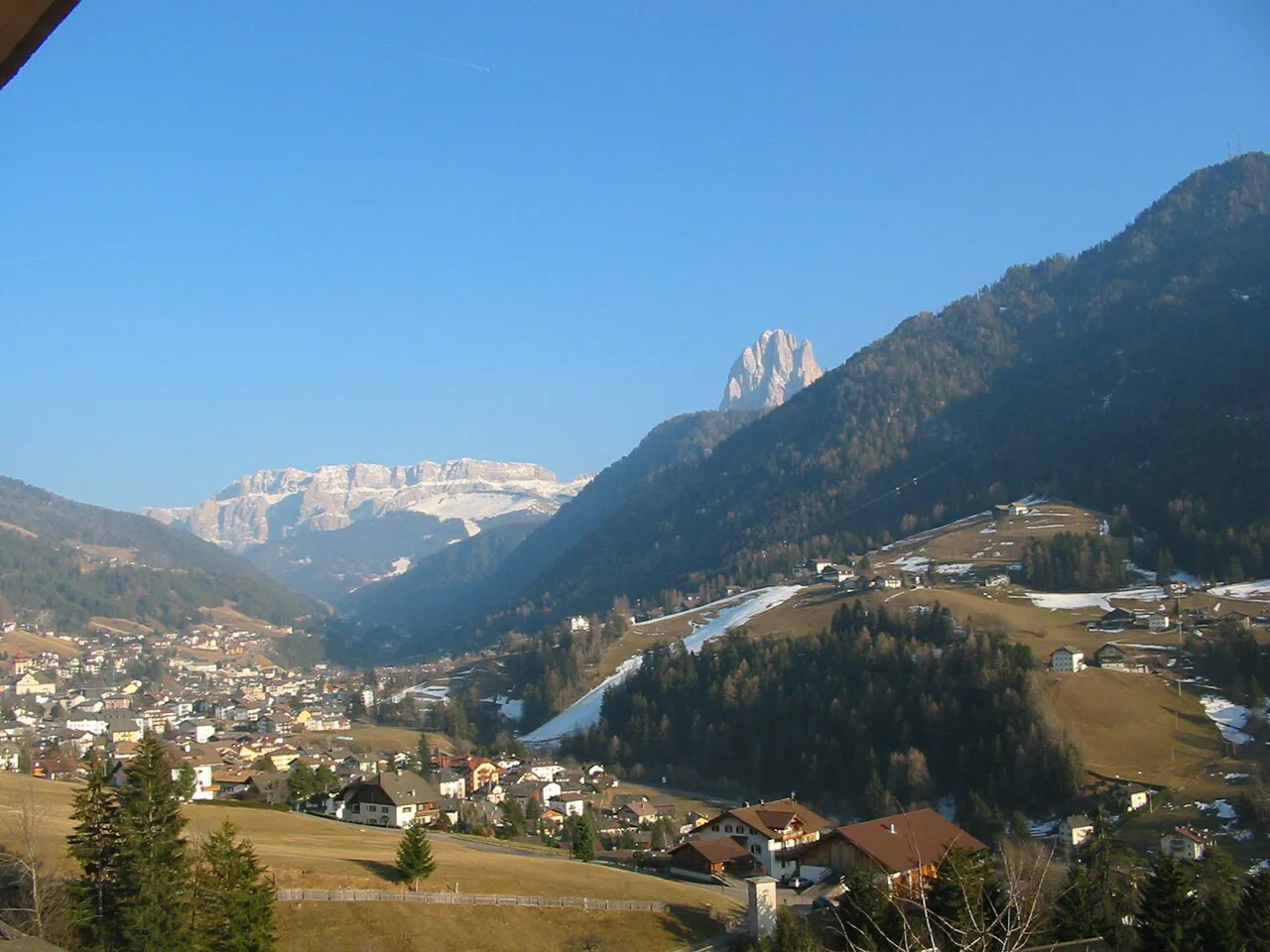 Italy Ortisei panorama, Val Gardena