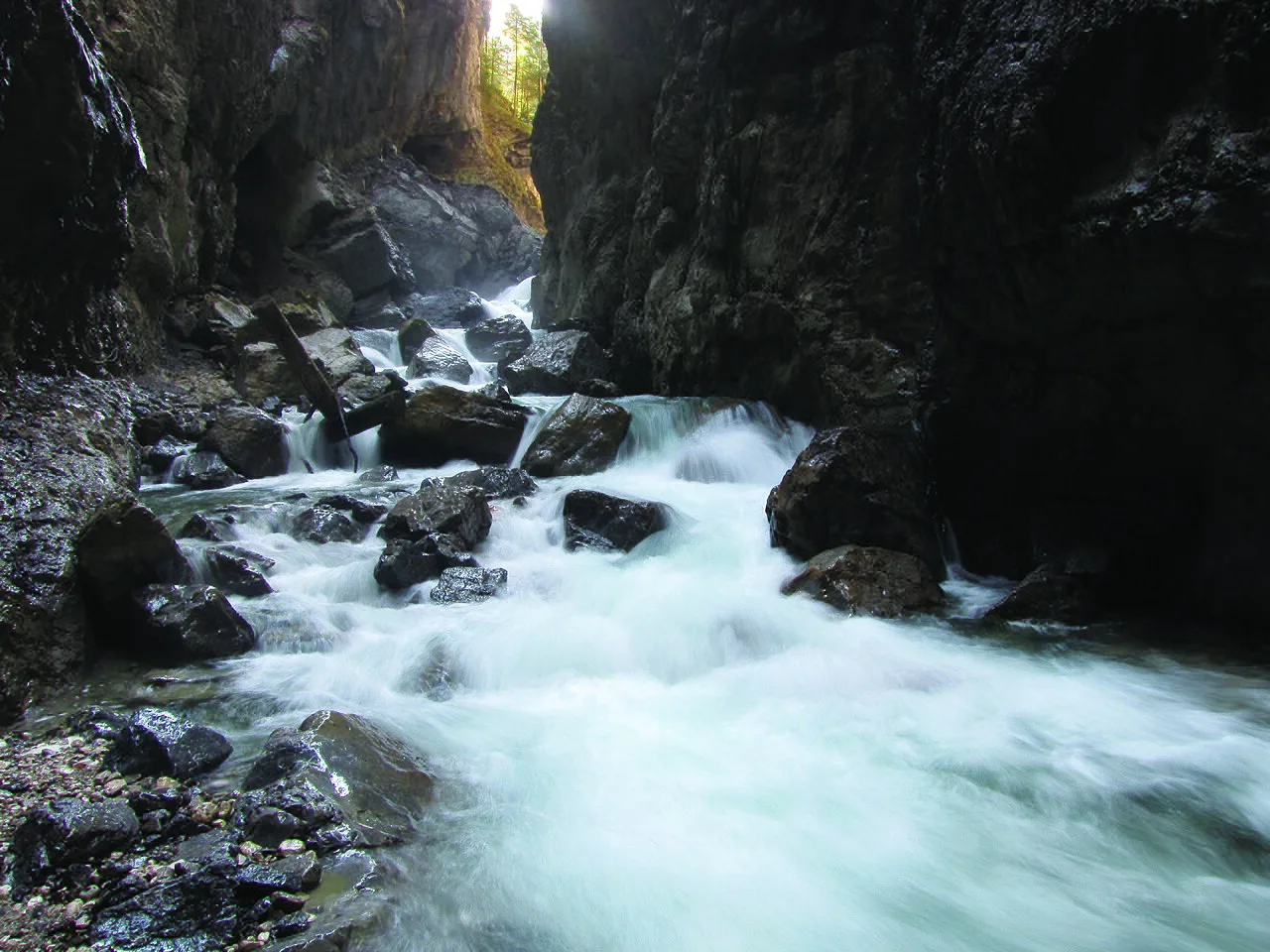 View of the Partnach Gorge, Garmisch-Partenkirchen