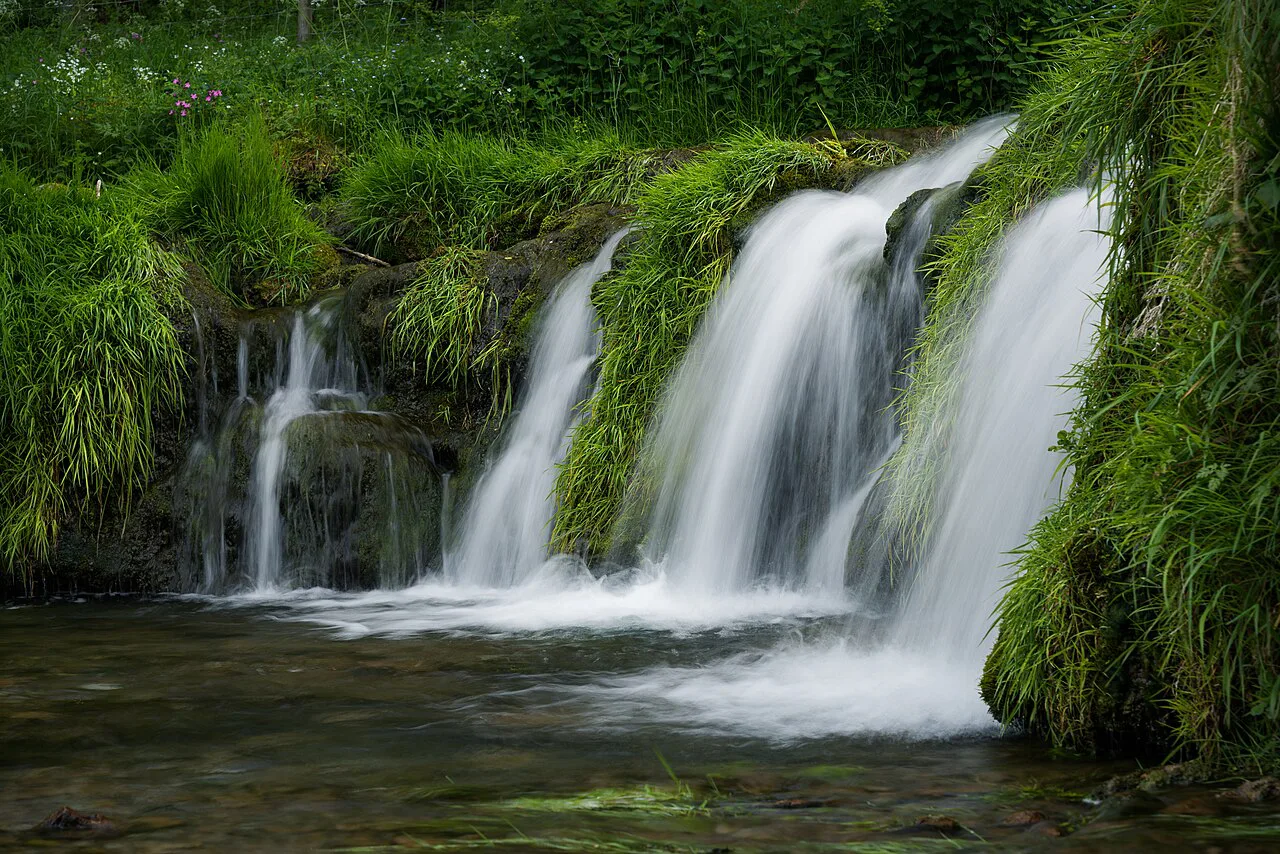 Lathkill Dale Waterfall Peak District