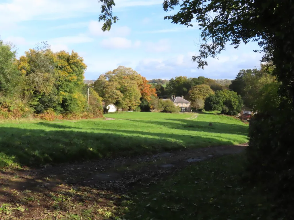 On Wye Valley Walk - Pen-y-fan Green and The Manse - geograph.org.uk, Brecon Beacons
