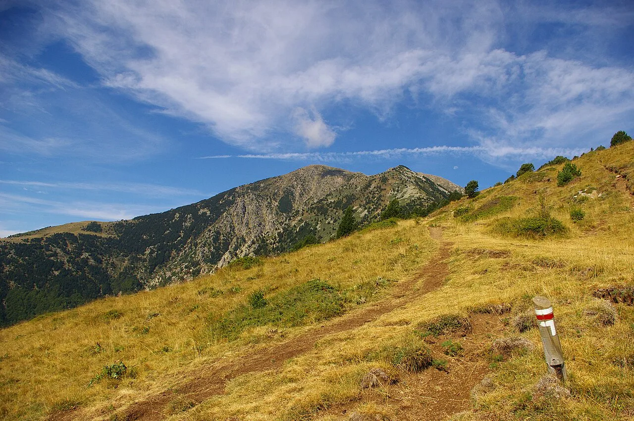 GR 10 at Col de la Cirere, Pyrenees