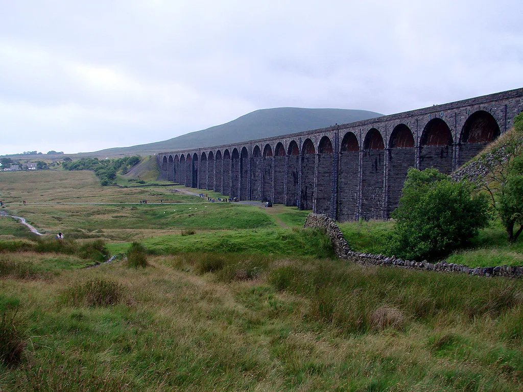 End of the Ribblehead viaduct walk event - geograph.org.uk, Yorkshire Dales