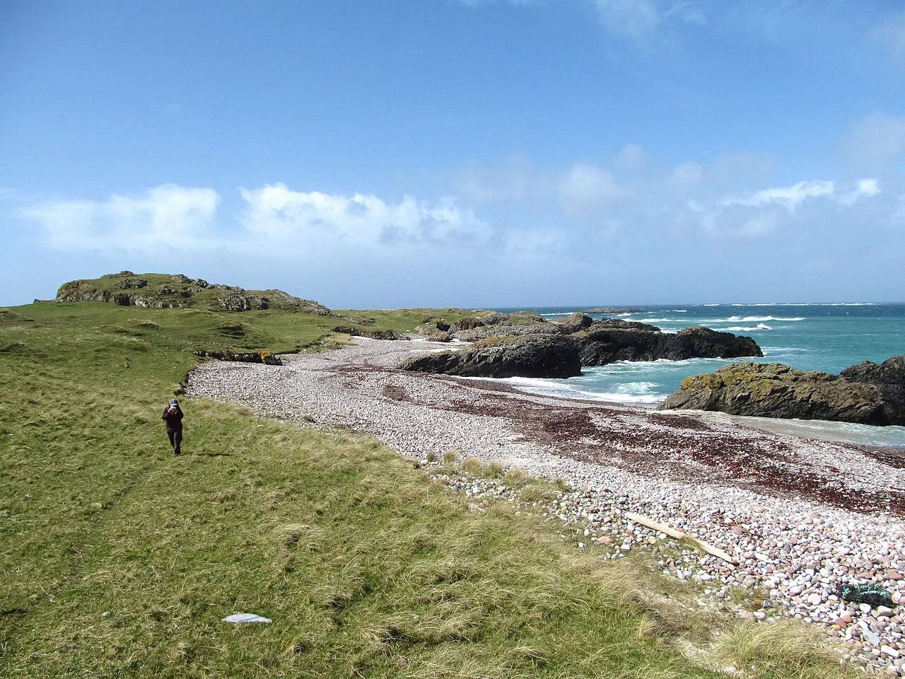 Coast walk at Carrastaoin - geograph.org.uk, Scotland