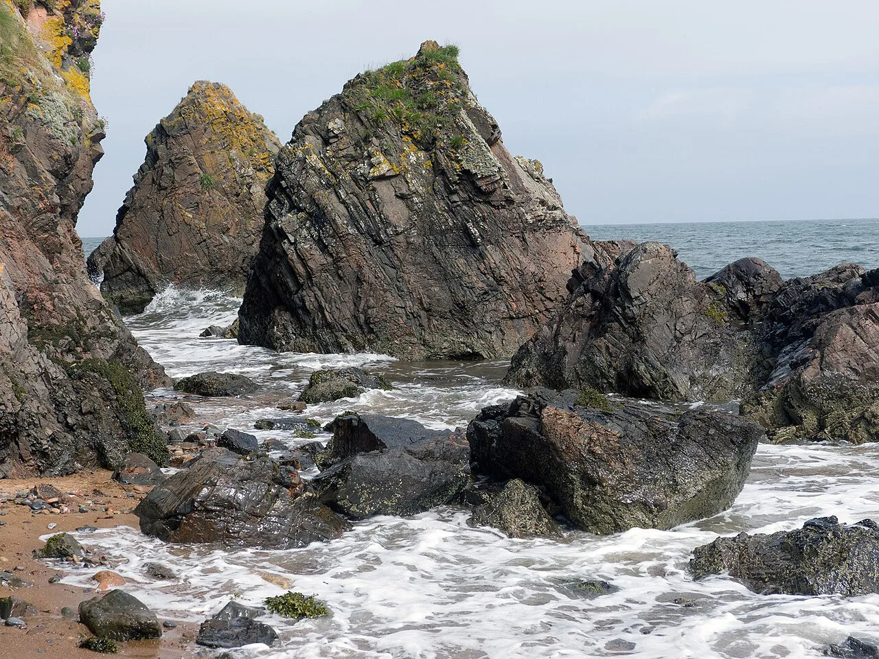 Tidal section of coast walk north of Rosemarkie - geograph.org.uk, Scotland