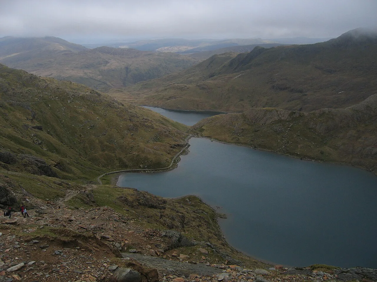 Hiking on Snowdon, Wales