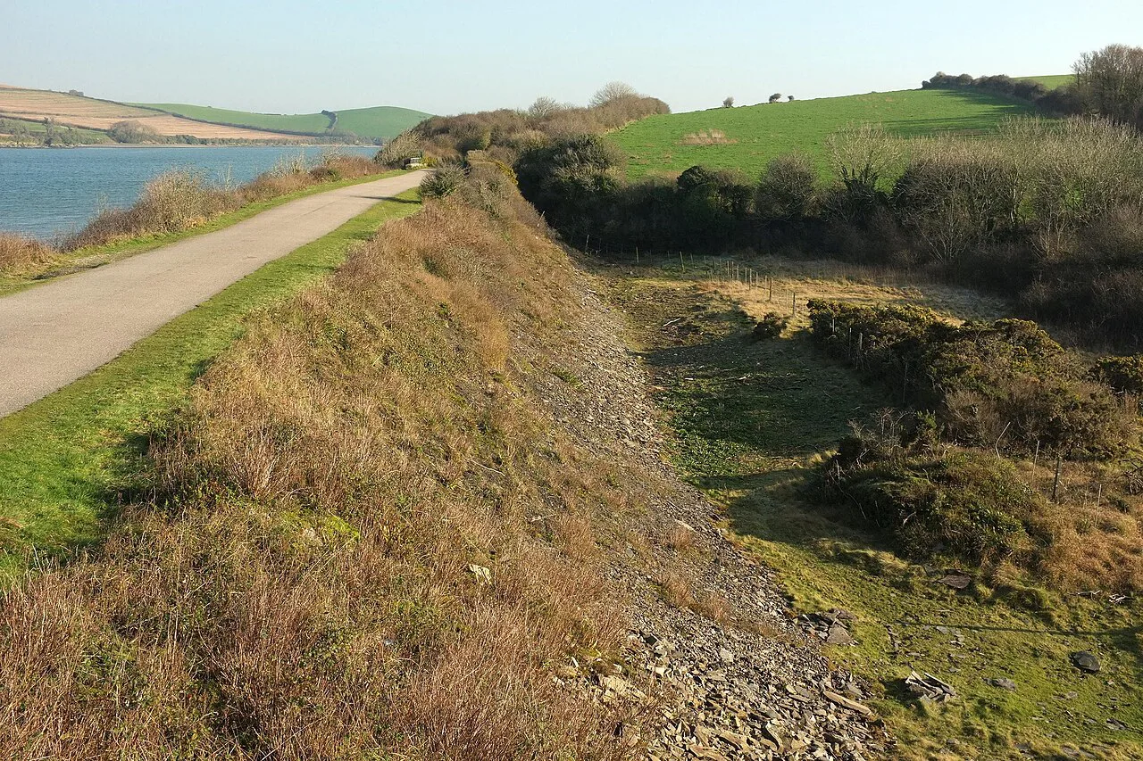 Camel Trail at Camel Quarry - geograph.org.uk, Cornwall