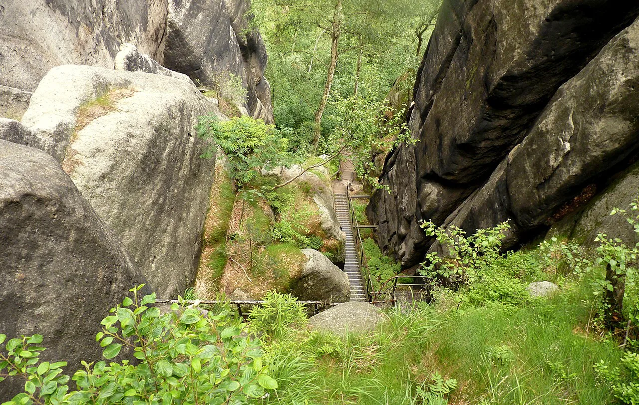 Heilige Stiege - Elbsandsteingebirge - panoramio, Switzerland