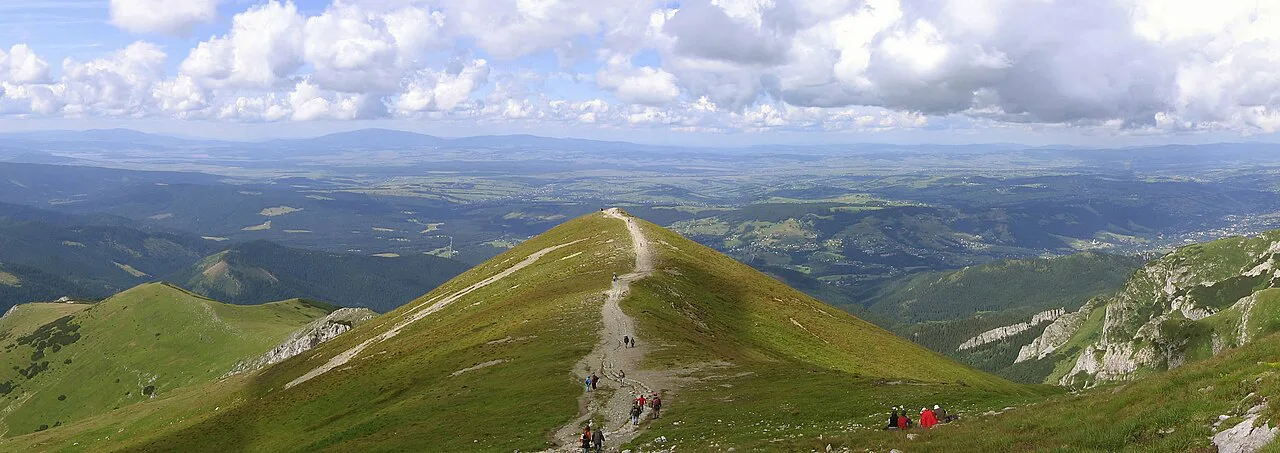 Ciemniak panorama, Tatra Mountains