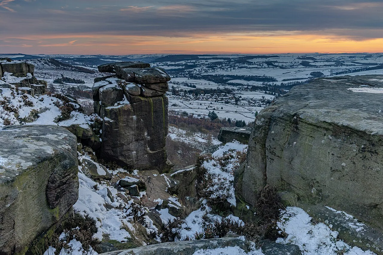 Curbar Edge, Peak District National Park, England
