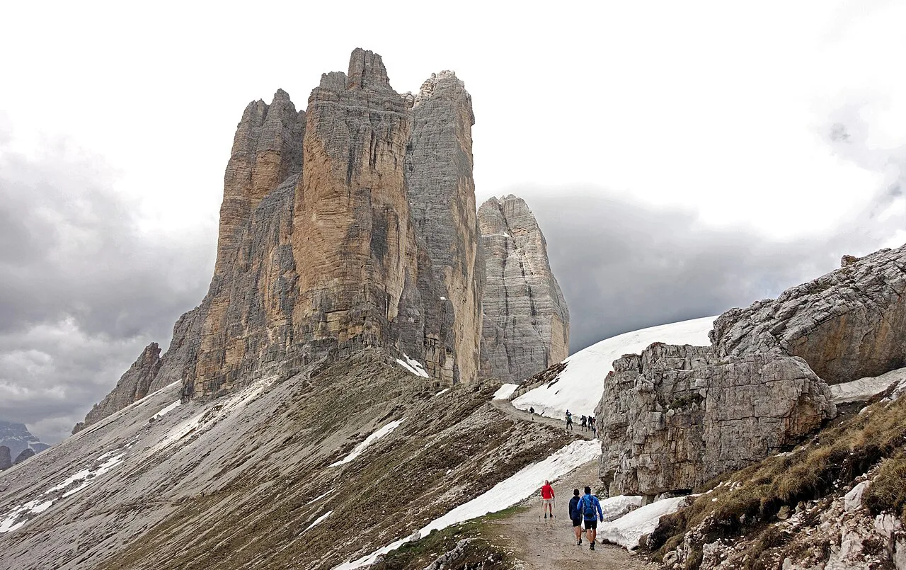 Trail and Tre Cime, Dolomites