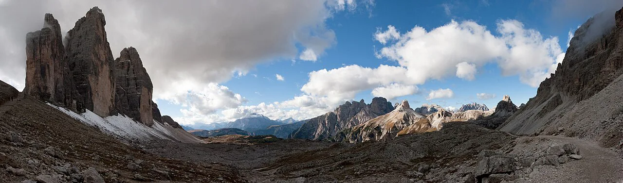 Panorama Drei Zinnen, Dolomites